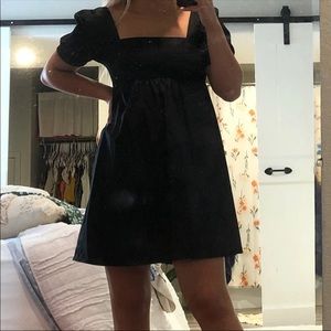 Mini black dress